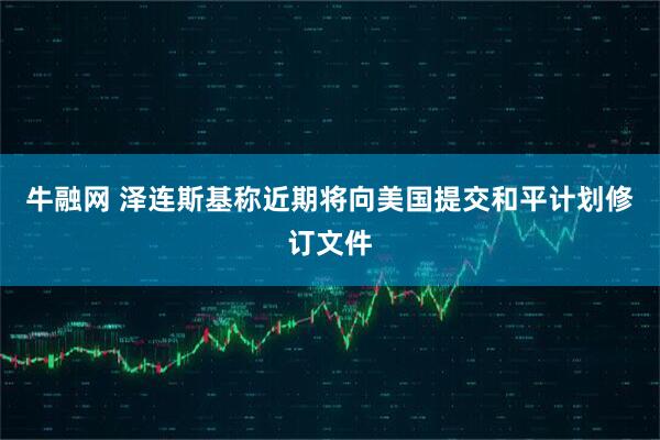 牛融网 泽连斯基称近期将向美国提交和平计划修订文件